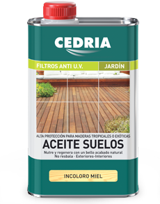 Cedria lasur protector para tarima exterior – Ipe Maderas